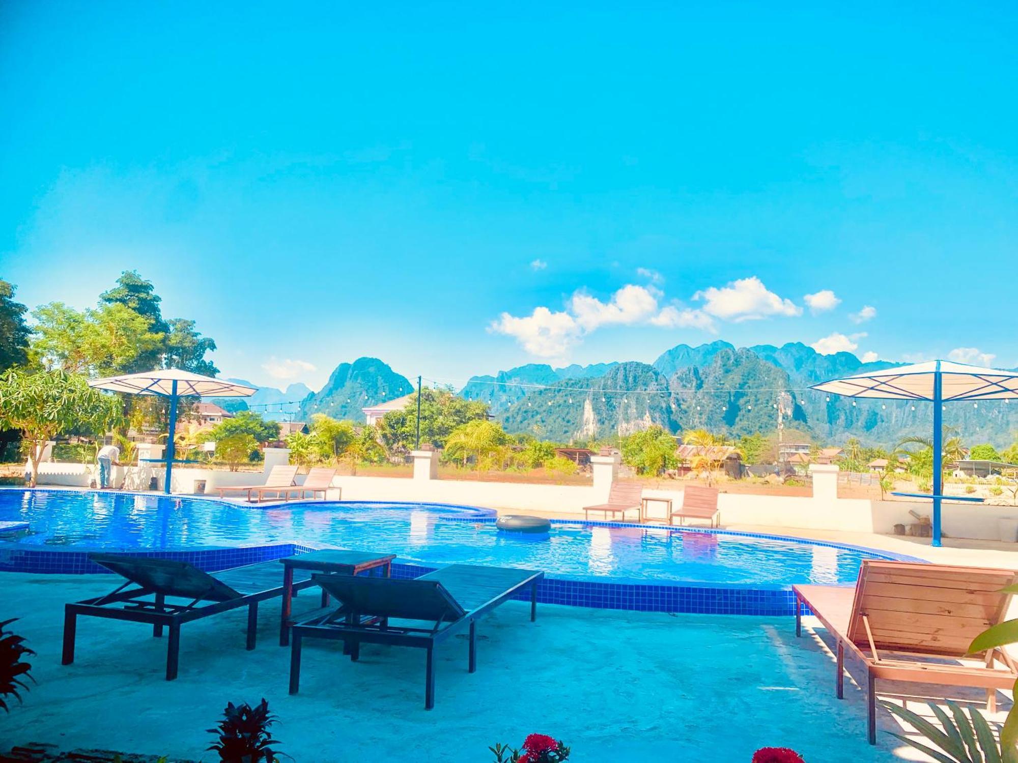 Garden Resort Vang Vieng Esterno foto